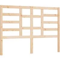 Vidaxl Bed Headboard 141X4X104 Cm Solid Wood Pine