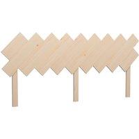 Vidaxl Bed Headboard 178X3X80.5 Cm Solid Wood Pine, Brown