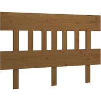 Vidaxl Bed Headboard Honey Brown 183.5X3X81 Cm Solid Wood Pine, Brown