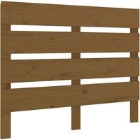 Vidaxl Headboard Honey Brown 100X3X80 Cm Solid Wood Pine, Brown