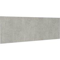 Vidaxl Wall Headboard Concrete Grey 240X1.5X80 Cm Engineered Wood, Grey