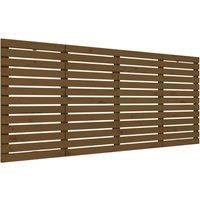 Vidaxl Wall Headboard Honey Brown 166X3X91.5 Cm Solid Wood Pine, Brown