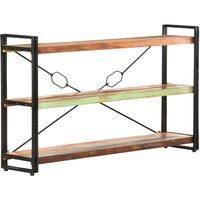 Vidaxl 3-tier Bookcase 140X30X80 Cm Solid Reclaimed Wood