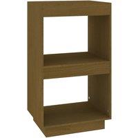 Vidaxl Book Cabine Honey Brown 40X35X71 Cm Solid Pinewood, Brown