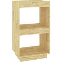 Vidaxl Book Cabinet 40X35X71 Cm Solid Pinewood, Brown