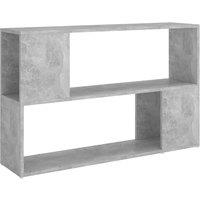 Vidaxl Book Cabinet Concrete Grey 100X24X63 Cm Engineered Wood, Grey