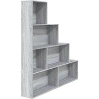 Vidaxl Book Cabinet Grey Sonoma 155X24X160 Cm, Grey