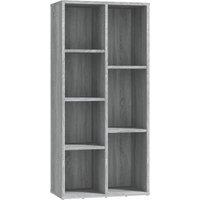 Vidaxl Book Cabinet Grey Sonoma 50X25X106 Cm, Grey