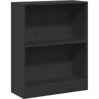 Vidaxl Bookshelf Black 60X24X74.5 Cm Engineered Wood, Black