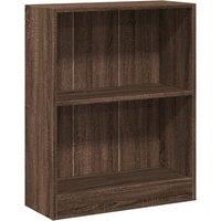 Vidaxl Bookshelf Brown Oak 60X24X74.5 Cm Engineered Wood, Brown