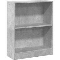 Vidaxl Bookshelf Concrete Grey 60X24X74.5 Cm Engineered Wood, Grey