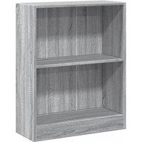 Vidaxl Bookshelf Grey Sonoma 60X24X74.5 Cm Engineered Wood, Grey