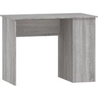 Vidaxl Desk Grey Sonoma 100X55X75 Cm Engineered Wood, Grey