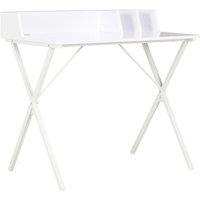 Vidaxl Desk White 80X50X84 Cm, White