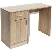 Vidaxl Folding Wall Table Oak 100X60 Cm, Multi