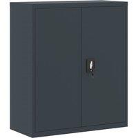 Vidaxl File Cabinet Anthracite 90X40X105 Cm Steel
