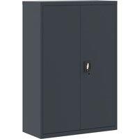 Vidaxl File Cabinet Anthracite 90X40X140 Cm Steel
