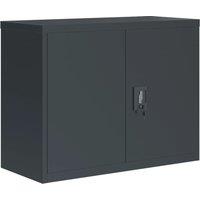 Vidaxl File Cabinet Anthracite 90X40X70 Cm Steel