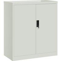 Vidaxl File Cabinet Light Grey 79X40X90 Cm Steel, Grey