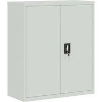 Vidaxl File Cabinet Light Grey 90X40X105 Cm Steel, Grey