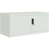 Vidaxl File Cabinet Light Grey 90X40X40 Cm Steel, Grey
