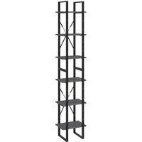 Vidaxl High Cabinet Grey 40X30X210 Cm Solid Pine Wood, Grey