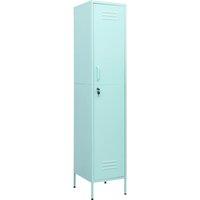 Vidaxl Locker Cabinet Mint 35X46X180 Cm Steel, Green