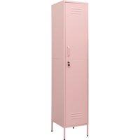 Vidaxl Locker Cabinet Pink 35X46X180 Cm Steel, Pink