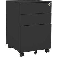 Vidaxl Mobile File Cabinet Anthracite 39X45X60 Cm Steel