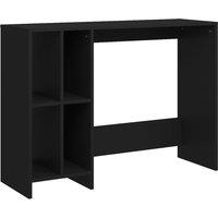 Vidaxl Notebook Desk Black 102.5X35X75 Cm Engineered Wood, Black