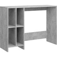 Vidaxl Notebook Desk Concrete Grey 102.5X35X75 Cm Engineered Wood, Grey