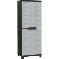 Vidaxl Plastic Cabinet 65X45X181 Cm, Grey