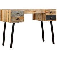 Vidaxl Writing Desk Solid Reclaimed Teak 110X50X76 Cm