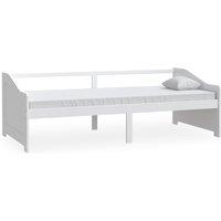 Vidaxl 3-seater Day Bed White Solid Pinewood 90X200 Cm, White