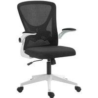 Vinsetto Mesh Office Chair Computer Chair w/ Swivel Wheels For Home Office, Black