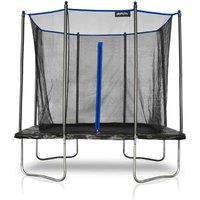Plum 8 x 6ft Rectangular Springsafe Trampoline & Enclosure, Blue
