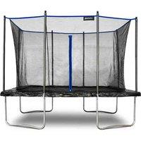 Plum 10 x 8ft Rectangular Springsafe Trampoline & Enclosure, Blue