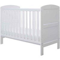 Ickle Bubba Coleby Mini Cot Bed And All Seasons Premium Pocket Sprung Mattress - White, White
