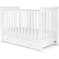 Ickle Bubba Snowdon 4 In 1 Mini Cot Bed And All Seasons Premium Pocket Sprung Mattress - White, White