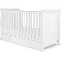 Ickle Bubba Snowdon Classic Cot Bed And Premium Sprung Mattress - White, White