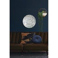 Mirroroutlet Vetus - Round Circular Antiqued Mirror With Polished Edge On Black Backing 24inch X 24inch 60 X 60Cm