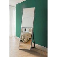 Mirroroutlet Artus - Silver Aluminium Edged Mirror 67inch X 23inch 170Cm X 58Cm , Silver