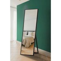 Mirroroutlet Artus - Black Aluminium Edged Mirror 67inch X 23inch 170Cm X 58Cm , Black