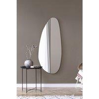 Mirroroutlet Lacuna - New Frameless Pond Wall Mirror 47inch X 20inch 120Cm X 50Cm , Black