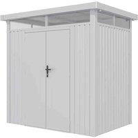 Storemore Lotus Titan Pent Metal Shed - 8x5ft, White