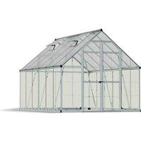 Palram - Canopia Canopia Balance 8X8 Grey Greenhouse, Grey