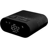 Groov-e Roma Dab Fm Clock Alarm, Black