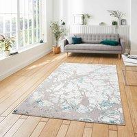 Think Rugs Apollo Grey/Green Rectangle 200 x 290 cm Polypropylene Modern Abstract 2677, Grey