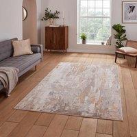 Think Rugs Apollo Bronze/Grey Rectangle 120 x 170cm Polypropylene Modern Abstract GR580, Multi