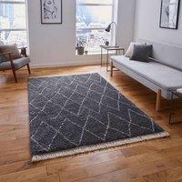 Think Rugs Spectrum Multi Rectangle 200 x 290cm Polypropylene Modern E3145, Grey